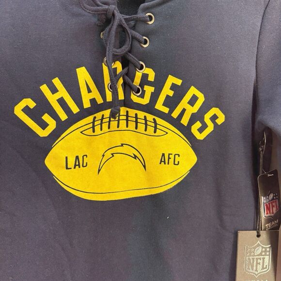 Ultra Game NFL Women Los Angeles Charger Long Sleeve Fleece Sweatshirt Small NEW - Picture 13 of 15